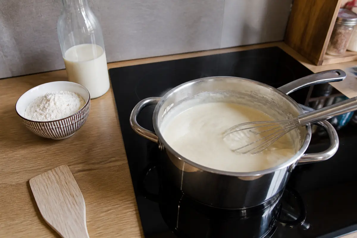 Béchamel sans lait : recette facile, végane et sans gluten